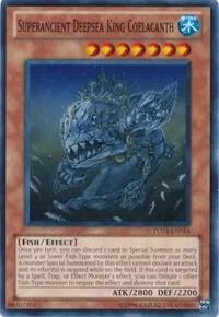 Superancient Deepsea King Coelacanth TU03-EN014 Yu-Gi-Oh card from Turbo Pack: Booster Three