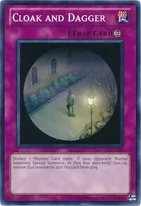Cloak and Dagger TU03-EN018 Yu-Gi-Oh card from Turbo Pack: Booster Three