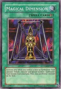 Magical Dimension TU02-EN003 Yu-Gi-Oh card from Turbo Pack: Booster Two