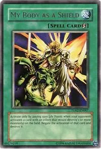 My Body as a Shield TU02-EN007 Yu-Gi-Oh card from Turbo Pack: Booster Two