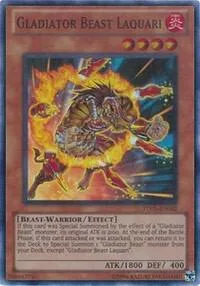 Gladiator Beast Laquari TU05-EN002 Yu-Gi-Oh card from Turbo Pack: Booster Five