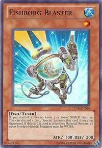 Fishborg Blaster TU06-EN004 Yu-Gi-Oh card from Turbo Pack: Booster Six