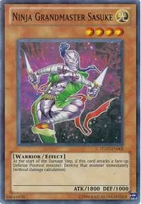 Ninja Grandmaster Sasuke TU07-EN002 Yu-Gi-Oh card from Turbo Pack: Booster Seven
