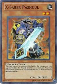 X-Saber Pashuul TU07-EN004 Yu-Gi-Oh card from Turbo Pack: Booster Seven