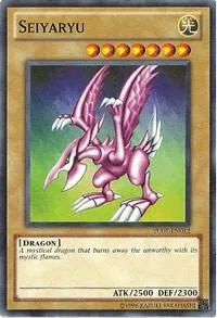 Seiyaryu TU07-EN012 Yu-Gi-Oh card from Turbo Pack: Booster Seven
