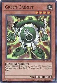 Green Gadget TU08-EN002 Yu-Gi-Oh card from Turbo Pack: Booster Eight