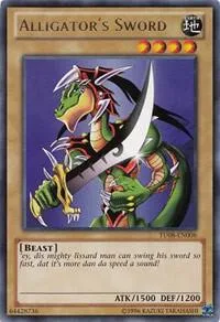 Alligator's Sword TU08-EN006 Yu-Gi-Oh card from Turbo Pack: Booster Eight