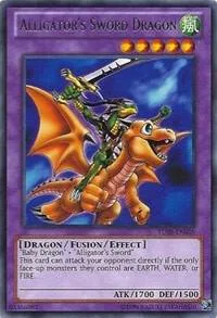 Alligator's Sword Dragon TU08-EN008 Yu-Gi-Oh card from Turbo Pack: Booster Eight