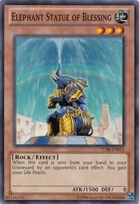 Elephant Statue of Blessing TU08-EN012 Yu-Gi-Oh card from Turbo Pack: Booster Eight