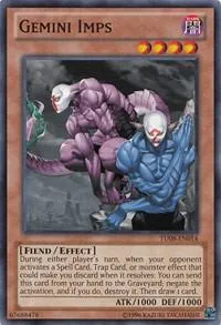 Gemini Imps TU08-EN014 Yu-Gi-Oh card from Turbo Pack: Booster Eight