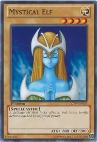 Mystical Elf LCYW-EN005 Yu-Gi-Oh card from Legendary Collection 3: Yugi's World