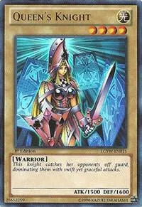 Queen's Knight LCYW-EN015 1st Edition Yu-Gi-Oh card from Legendary Collection 3: Yugi's World