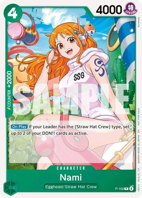 Nami Store Tournament 2025 Vol. 4 P-102 One Piece card from One Piece Promotion Cards