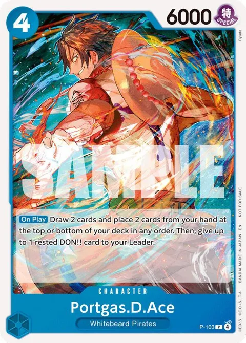 Portgas.D.Ace Store Tournament 2025 Vol. 4 P-103 One Piece card from One Piece Promotion Cards