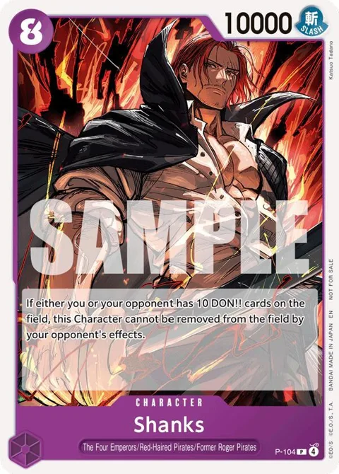 Shanks Store Tournament 2025 Vol. 4 P-104 One Piece card from One Piece Promotion Cards