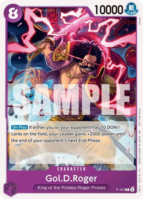 Gol.D.Roger Store Tournament 2025 Vol. 4 P-107 One Piece card from One Piece Promotion Cards