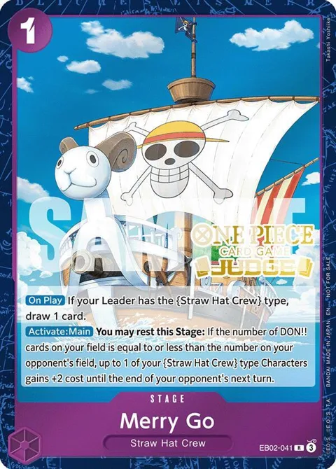 Merry Go Judge Pack Vol. 7 EB02-041 One Piece card from One Piece Promotion Cards
