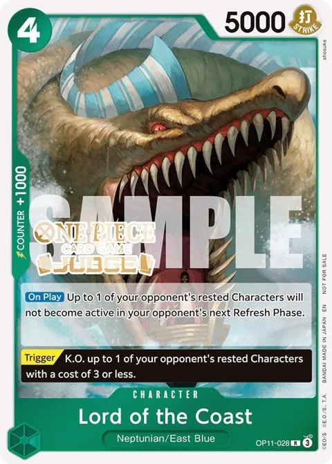 Lord of the Coast Judge Pack Vol. 7 OP11-028 One Piece card from One Piece Promotion Cards