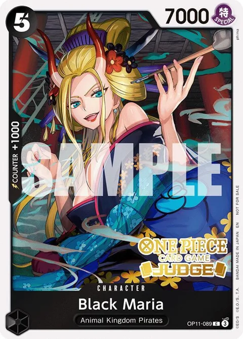 Black Maria Judge Pack Vol. 7 OP11-089 One Piece card from One Piece Promotion Cards