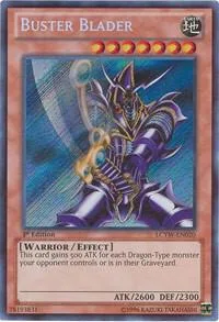 Buster Blader LCYW-EN020 1st Edition Yu-Gi-Oh card from Legendary Collection 3: Yugi's World