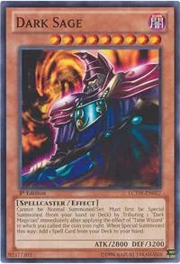 Dark Sage LCYW-EN027 1st Edition Yu-Gi-Oh card from Legendary Collection 3: Yugi's World