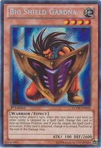 Big Shield Gardna LCYW-EN032 1st Edition Yu-Gi-Oh card from Legendary Collection 3: Yugi's World