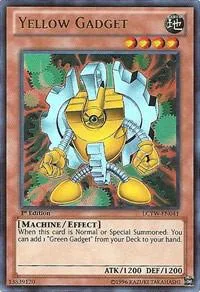 Yellow Gadget LCYW-EN041 Unlimited Yu-Gi-Oh card from Legendary Collection 3: Yugi's World