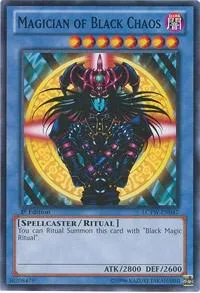 Magician of Black Chaos LCYW-EN047 Unlimited Yu-Gi-Oh card from Legendary Collection 3: Yugi's World