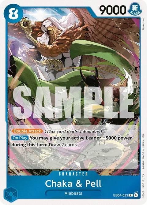 Chaka & Pell EB04-023 One Piece card from The Azure Sea's Seven