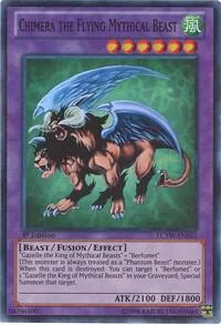 Chimera the Flying Mythical Beast LCYW-EN052 Yu-Gi-Oh card from Legendary Collection 3: Yugi's World