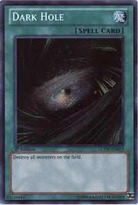 Dark Hole LCYW-EN053 1st Edition Yu-Gi-Oh card from Legendary Collection 3: Yugi's World