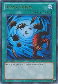 Heavy Storm LCYW-EN061 1st Edition Yu-Gi-Oh card from Legendary Collection 3: Yugi's World