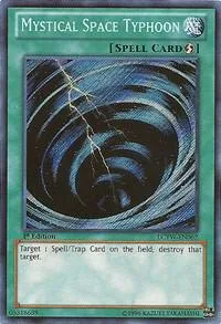 Mystical Space Typhoon LCYW-EN062 1st Edition Yu-Gi-Oh card from Legendary Collection 3: Yugi's World