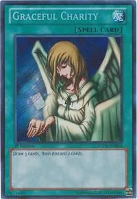 Graceful Charity LCYW-EN064 Unlimited Yu-Gi-Oh card from Legendary Collection 3: Yugi's World