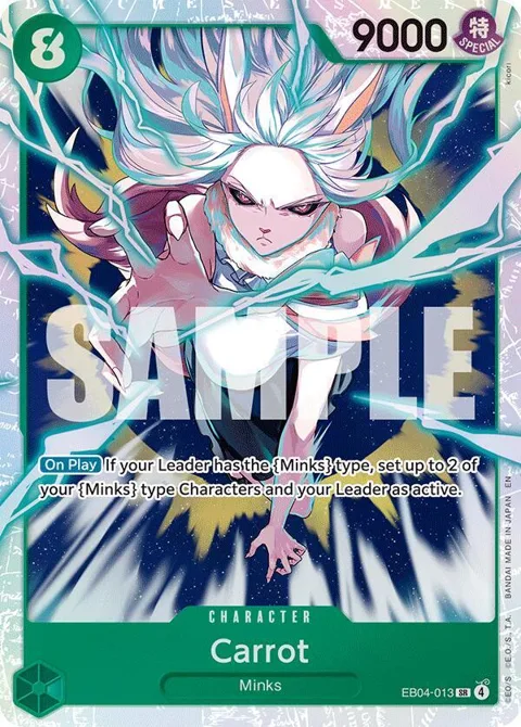 Carrot EB04-013 One Piece card from The Azure Sea's Seven