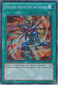 Dedication through Light and Darkness LCYW-EN069 Unlimited Yu-Gi-Oh card from Legendary Collection 3: Yugi's World