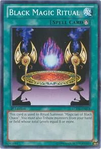 Black Magic Ritual LCYW-EN078 Yu-Gi-Oh card from Legendary Collection 3: Yugi's World