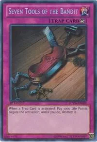 Seven Tools of the Bandit LCYW-EN089 1st Edition Yu-Gi-Oh card from Legendary Collection 3: Yugi's World