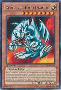 Blue-Eyes Toon Dragon LCYW-EN103 1st Edition Yu-Gi-Oh card from Legendary Collection 3: Yugi's World