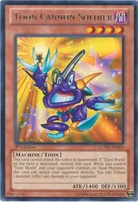 Toon Cannon Soldier LCYW-EN109 1st Edition Yu-Gi-Oh card from Legendary Collection 3: Yugi's World