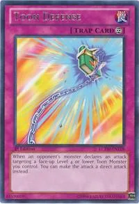Toon Defense LCYW-EN118 1st Edition Yu-Gi-Oh card from Legendary Collection 3: Yugi's World