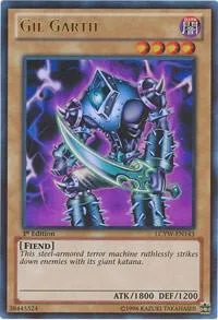 Gil Garth LCYW-EN143 Unlimited Yu-Gi-Oh card from Legendary Collection 3: Yugi's World