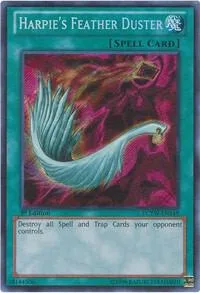 Harpie's Feather Duster LCYW-EN149 Unlimited Yu-Gi-Oh card from Legendary Collection 3: Yugi's World