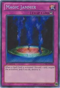 Magic Jammer LCYW-EN153 1st Edition Yu-Gi-Oh card from Legendary Collection 3: Yugi's World