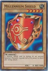 Millennium Shield LCYW-EN159 Unlimited Yu-Gi-Oh card from Legendary Collection 3: Yugi's World