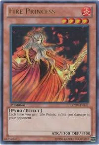 Fire Princess LCYW-EN161 Yu-Gi-Oh card from Legendary Collection 3: Yugi's World