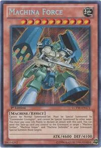 Machina Force LCYW-EN171 1st Edition Yu-Gi-Oh card from Legendary Collection 3: Yugi's World