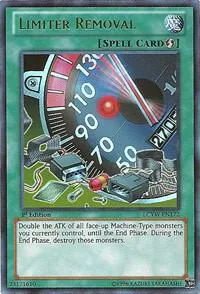 Limiter Removal LCYW-EN172 1st Edition Yu-Gi-Oh card from Legendary Collection 3: Yugi's World