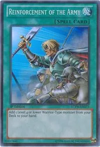 Reinforcement of the Army LCYW-EN173 Yu-Gi-Oh card from Legendary Collection 3: Yugi's World