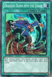 Dragged Down into the Grave LCYW-EN174 Unlimited Yu-Gi-Oh card from Legendary Collection 3: Yugi's World